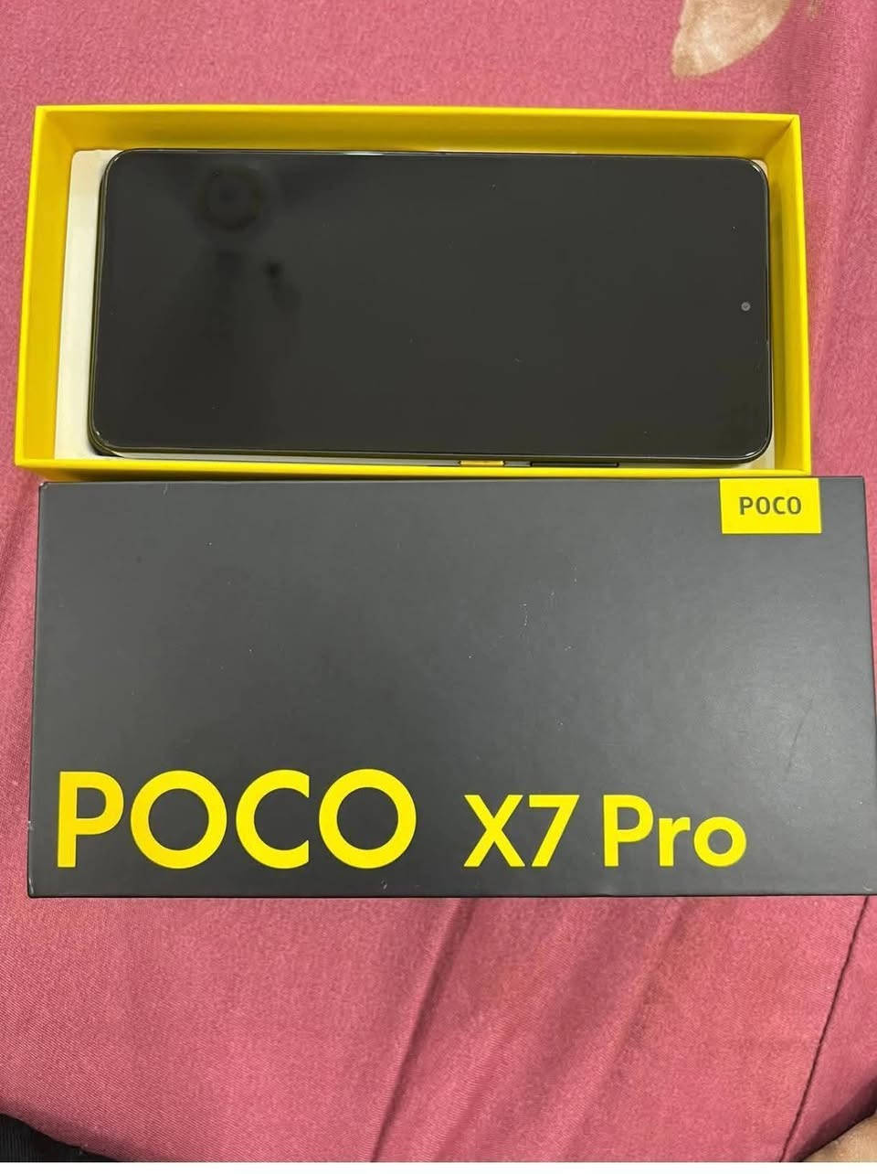 السلام عليكم
Poco x7 pro. 5G
بوكو اكس 7 برو للبيع او مراوس حسب القناعة 
الجهاز مستخدم شي قليل 

كامل ملحقات.        ذاكره 256/12

120 فريم جميع الالعاب 
 
✅ معالج حديث  8400-Ultra‏
ا
✅ كاميرا 50+8 ميكا بكسل 

✅ بطارية 6000 ملي أمبير 
 
✅ شحن سريع 90 واط
سعر 325 الف قفل


**إذا كنت صاحب هذا الإعلان وتريد حذفه لأي سبب، رجاءا أرسل رسالة إلى الدعم الفني**