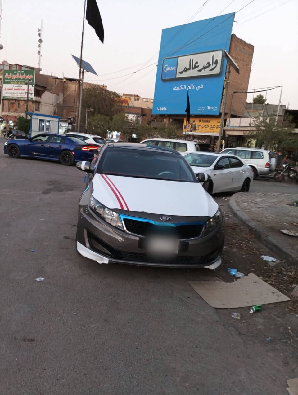 للبيع كيا اوبتما موديل 2013 رقم بغداد الماني تحويل مباشر سياره فول مواصفات بنروما تبريد قطعتين بصمه كير مكينه حداديه تخم تاير كفاله ورارد امريكي بيه قطعه وحده صبغ فقط مكفوله من ضربه مكان سياره حله مركز المدينه حي الامام السعر (  85 ) ورقه الاتصال ***********
