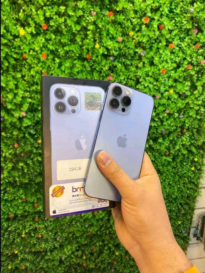 13 برو ماكس لون بحري ذاكره 256 بطاريه 94 ما معلايه ولا مفتوح ولا مبدل بي شي السعر 900 وبي مجال الرقم ***********
