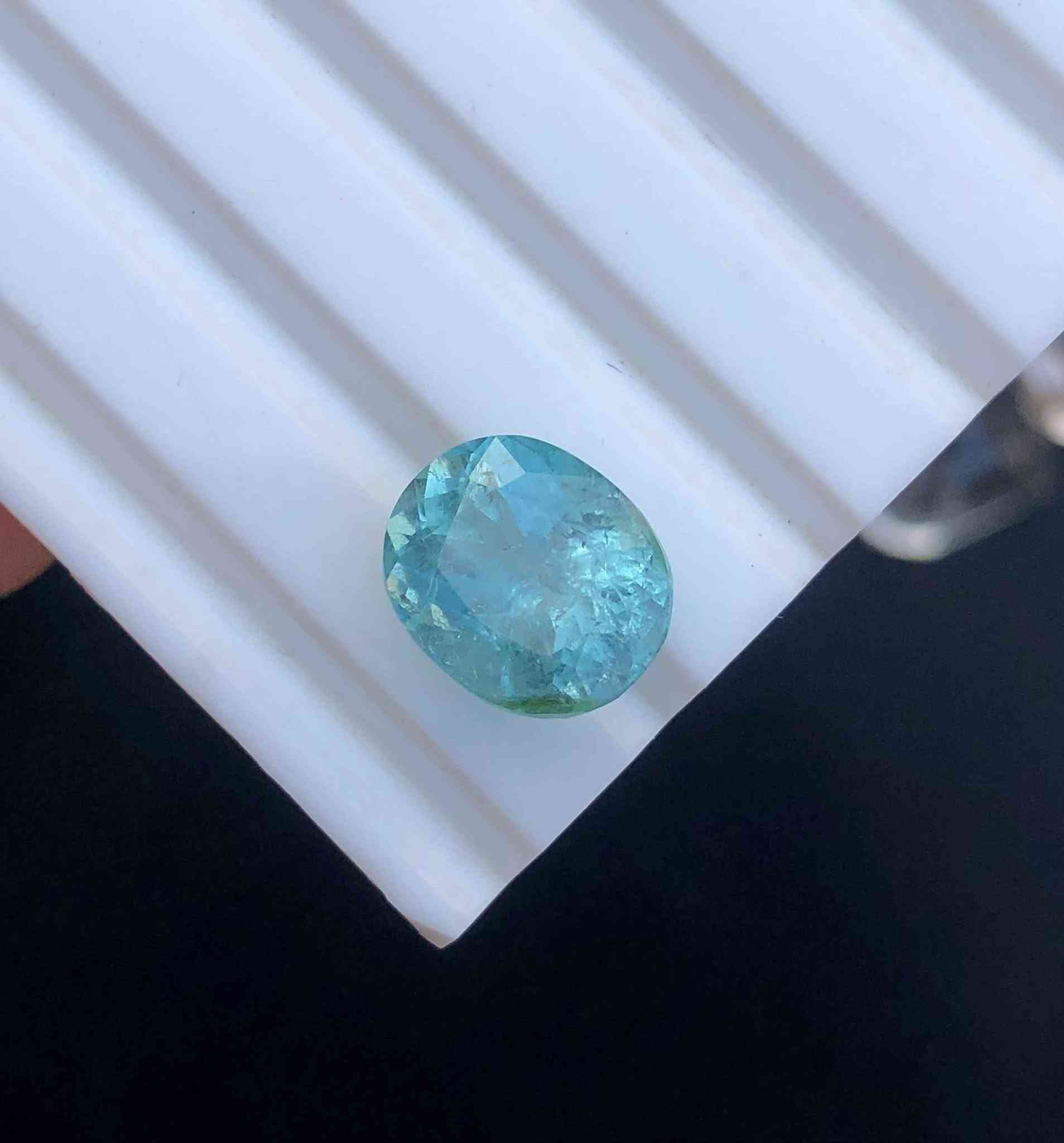 Good colour Natural tourmaline faceted available for sale.
Weight: 3.25 carats.
Dimension: 10*8.3*6mm.
Clarity: slightly inclusion.
::
::
::
Price: 13k Pakistan


**إذا كنت صاحب هذا الإعلان وتريد حذفه لأي سبب، رجاءا أرسل رسالة إلى الدعم الفني**