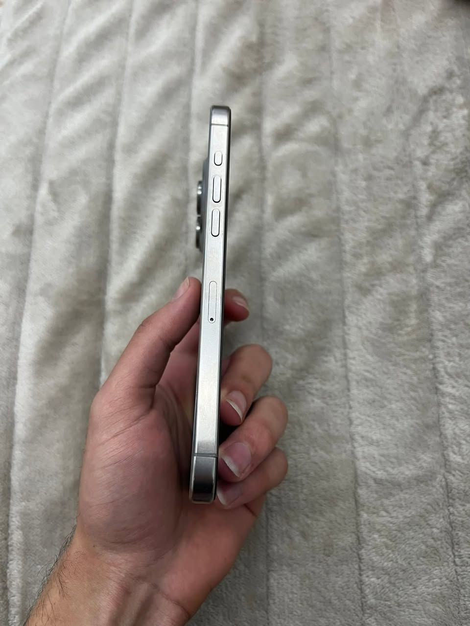 آيفون 15 برو ماكس
ذكره 256
تك سيم 
بطاريه 79
الجهاز نورمال ما مفتوح شرط 
كارتونه + شاحنه موجوده 
السعر 875 شراي تفضل خاص مو شراي لا تكسر بل سعر فدوه اروحلك 🩶


**إذا كنت صاحب هذا الإعلان وتريد حذفه لأي سبب، رجاءا أرسل رسالة إلى الدعم الفني**