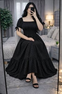 فستان كلوش • L/XL/2XL • درزن