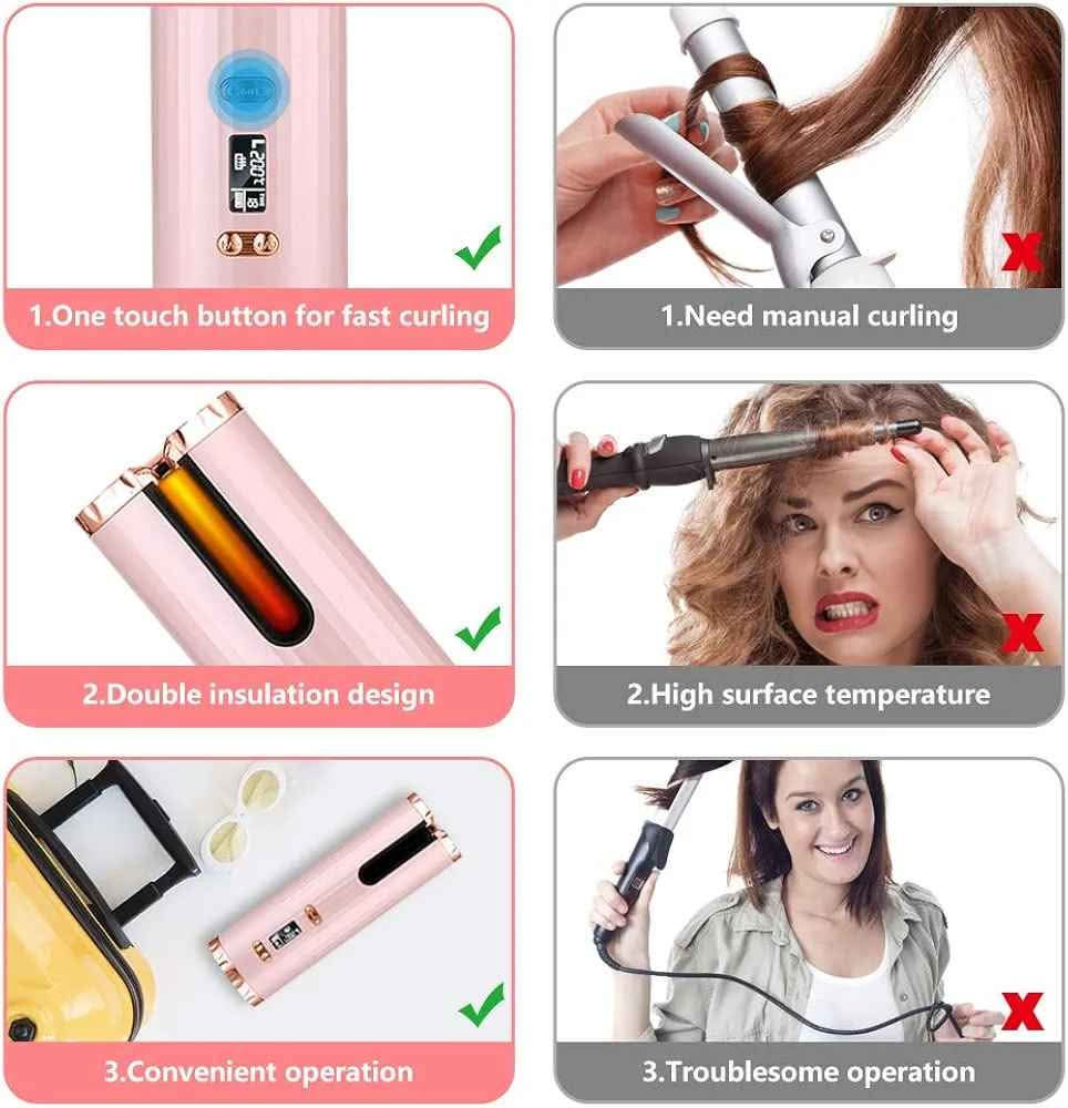 ✨✨مكواة تجعيد الشعر اللاسلكية الأوتوماتيكية، مكواة تجعيد الشعر اللاسلكية الأوتوماتيكية، شاشة LCD احترافية، قابلة لإعادة الشحن عبر USB، تسخين سريع مع درجة حرارة قابلة للتعديل ومؤقت، عصا تجعيد الشعر الخالية من التشابك للاستخدام المنزلي أثناء السفر✨✨

👇👇👇👇 تفاصيل المنتج 👇👇👇👇

💖【مكواة تجعيد شعر أوتوماتيكية】أحدث مكواة تجعيد شعر لاسلكية، ودّعي تشابك الكابلات وفوضى التصميم. احصلي على تجعيدات أو تموجات رائعة في أي وقت وفي أي مكان. لا يتطلب الأمر أي مهارة، فهو بديل مثالي لمكواة التجعيد التقليدية أو عصا التجعيد.👉

💖【تقنية مبتكرة】تقنية إدراك ذكية فريدة، تمنحكِ لمعانًا ناعمًا وكثيفًا وتجعيدات شعر مرنة دون أي ضرر. تعرض شاشة LCD درجة الحرارة والوقت والاتجاه والطاقة بوضوح.👉

💖【6 إعدادات لدرجة الحرارة】خيارات درجة الحرارة 302 درجة فهرنهايت - 392 درجة فهرنهايت مناسبة لأنواع الشعر المختلفة. يساعد التصميم الاحترافي على حبس الرطوبة في شعرك وحماية البشرة.👉

💖【قابلة لإعادة الشحن عبر USB】بطارية مدمجة قابلة لإعادة الشحن بسعة 5200 مللي أمبير/ساعة، تدوم حتى 60 دقيقة بدون أسلاك. يمكن شحنها أيضًا باستخدام بنك طاقة أو جهاز لوحي، فلا داعي للقلق بشأن انقطاع الطاقة.👉

💖【تصميم محمول】أداة تجعيد الشعر التلقائية لدينا حساسة، يمكنك حتى حملها في حقيبة يدك حتى تتمكني من تحقيق تجعيدات مثالية في أي وقت! اختيار هدية مثالية لعائلتك وأصدقائك ونفسك!👉

🚗🚗التوصيل 5 الف لجميع المحافظات 🚗🚗

😍متابعة الصفحة ليصلكم كل جديد😍 Colombo, Sri Lanka


**إذا كنت صاحب هذا الإعلان وتريد حذفه لأي سبب، رجاءا أرسل رسالة إلى الدعم الفني**