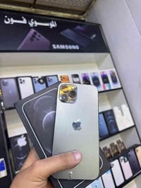 ايفون ١٢ برو ماكس 🔥 ذاكرة 256 بطاريه ٩١ بلاديه نموذج M الأصلي الجهاز ل...