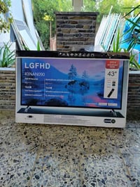 شاشه الجي فول اج دي حجم ٤٣ جديده غير مستعمله سعر ١٧٠ للاستفسار على ٠٧٧...