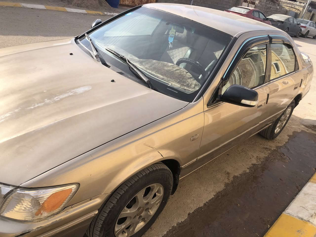 كامري ٢٠٠٠ رقم ديالى مشرع وطني سنويه لل ٢٩  محرك ٢٢٠٠ اربعه سلندر السياره مبدل بيها ٤ قطع  مصبوغه سعر٧٥ الرقم ***********
