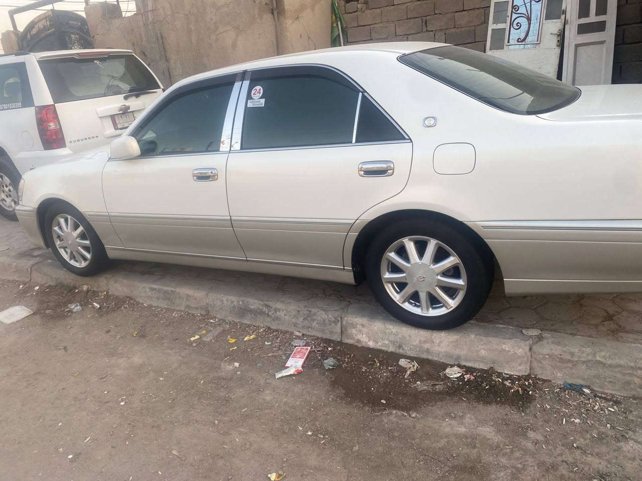 السلام عليكم للبيع موديل ٢٠٠٣ كفاله عامه جديده كلش رقم بصره قرار ٤٨ تسجيل جديد بس بس وكاله عامه فقط ماكو تحويل سياره اخت الزيرو سنويه لحد سنه ٢٨ حاضر للوكالة مكاني بصره معقل ***********بصره اتصال فقط سياره بالكارتون ديفور الزغير تخم تايرات تبريد
