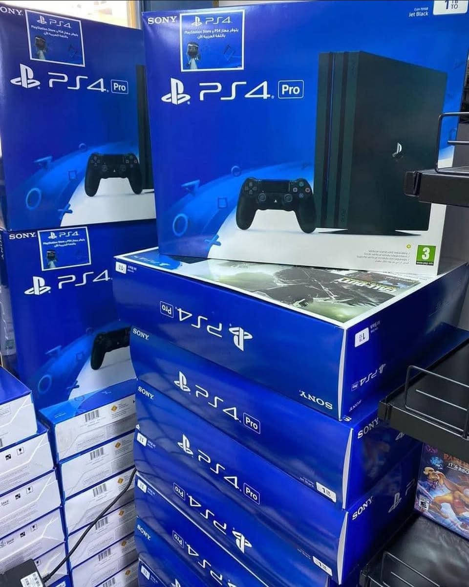 أيضاً يحق للزبون الفحص قبل الاستلام
بلي ستيشن 4 فات  سعره 180 الف
بلي ستيشن 4 سلم  سعره 225 الف
بلي ستيشن 4 برو  سعره 260 الف
الاجهزه المهكره تحتوي عله باقة العاب لاتقل عن 12 لعبه
بلي ستيشن 4 فات مهكر سعره 215 الف
بلي ستيشن 4 سلم مهكر سعره 245 الف
بلي ستيشن 4 برو مهكر سعره 300 الف 
بلي 3 سلم سعره 125 الف 
بلي 2 سلم سعره 60 الف 
بلي 2 فات سعره 55 الف
اكس بوكس 360 سعره 130 الف
***********
🚕توصيل موجود 🇮🇶
