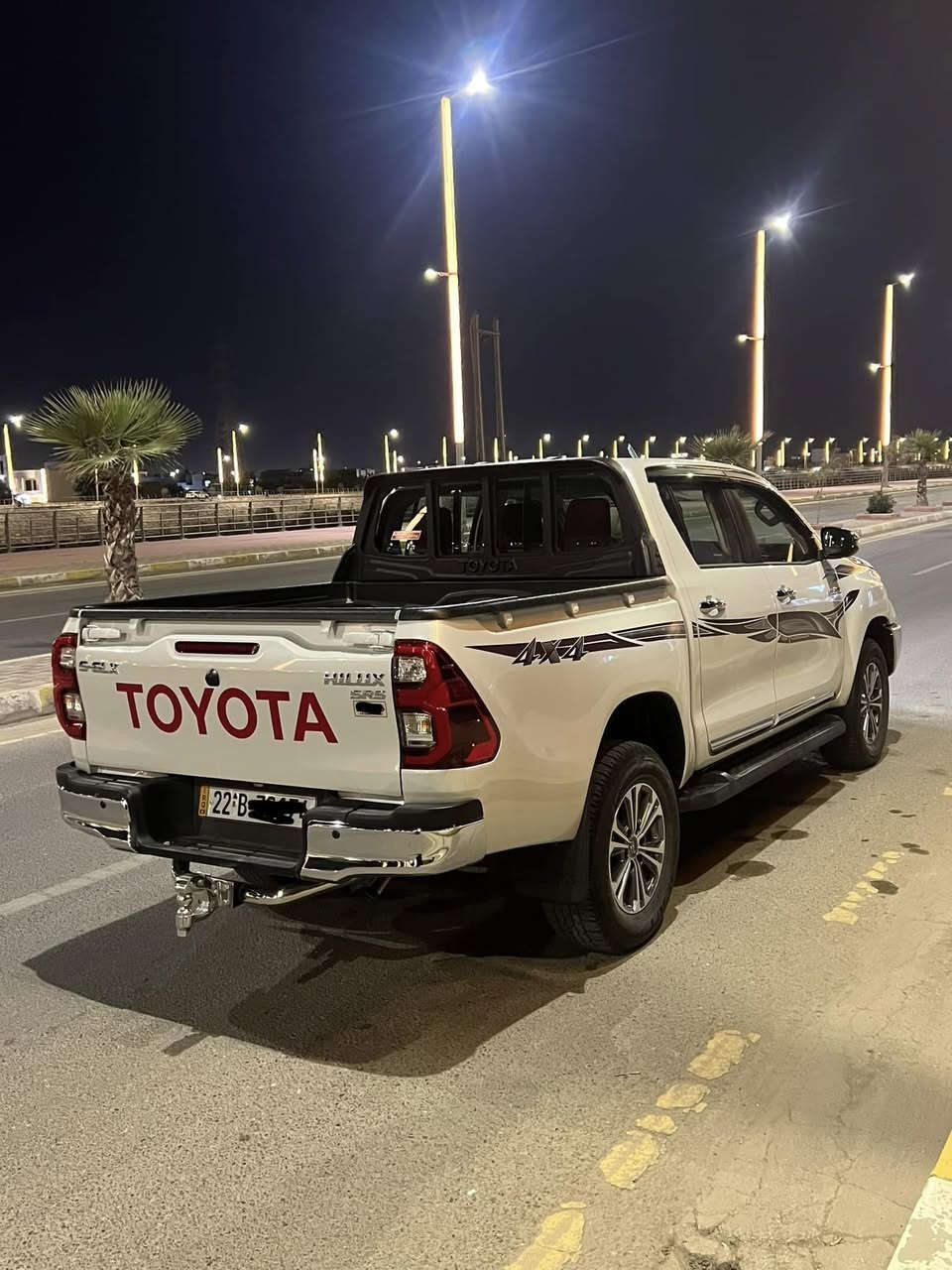 تيوتا هايلوكس فورويل سعودي 25
كير اوتماتيك ماشيه 3000السياره زيرو
جكه ابره مابيها رقم اربيل الجديد تحويل او وكاله

السياره جاهزه من دوشمه درع وهوك خلفي 

سعر 385وبيها مجال
مكاني الرمادي 

***********
