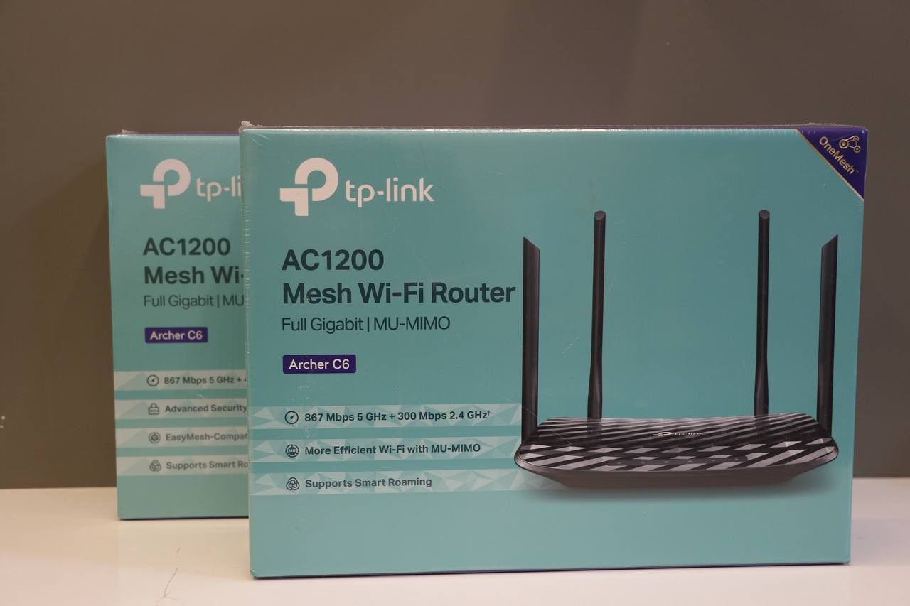 راوترات TP-LINK
🟨Ax53
🟡بسعر….61.000
🟨Ax55
🟡بسعر…74.000
🟨Ax23
🟡بسعر….54.000
🟨Ax20
🟡بسعر….65.000
🟨Ax12
🟡بسعر….41.000
🟨Ax10
🟡بسعر….47.000

🟩C6
🟢بسعر….36.000
🟩C20
🟢بسعر….25.500.
🟩C50
🟢بسعر….28.000
🟩C80
🟢بسعر….46.000
🟩C54
🟢بسعر…29.000

🟥840n
🔴بسعر….16.000
🟥845
🔴بسعر….18.000

لا تضيع الفرصة! ✨
📲 راسلنا الآن لحجز جهازك قبل نفاد الكمية 🔥
⭕️ ***********
