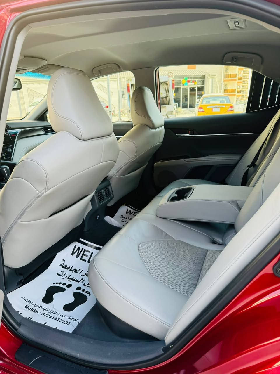 ‏Camry xle Hybrid 2022🔥
‏🇺🇸‏ وارد امريكي 🇺🇸
✅ماروني

ماشية  117,000K

الضرر :-  تبديل باب الصدر واربع اصابع من الجاملغ الأمامي حار وصبغ 

(وقطعتين كلير من امريكا)
صور الحادث مرفق

🤍مواصفاتها 🤍
🛡️محرك : 2500
🛡️ويل كب 18 تايرات بروجيستون 
🛡️لدات اماميه و لايت امامي led بلادي 
🛡️لدات خلفيه led 
🛡️داخل كريمي بلادي
🛡️قيادة ذاتيه 
🛡️بصمه دخول و تشغيل  
🛡️تشغيل عن بعد
🛡️كشنات جلد
🛡️كشنات الاماميه كهربائيه
🛡️كشنات تدفئه  
🛡️تدفئة بالستيرن
🛡️سايد بريك كهربائي 
🛡️اوتو هولد توقف بالازدحامات 
🛡️وضعيات قيادة سبورت نورمال ايكو
🛡️نظام EV MODE
🛡️مثيت سرعه تفاعلي قيادة اليه 
🛡️اناره داخليه led
🛡️مري تعتيم للضوء العالي
🛡️شاحن وايرلس
🛡️تبريد منفصل
🛡️جام اوتو
🛡️حساسات اماميه 
🛡️حساسات خلفيه
🛡️نظام مراقبة الطريق
🛡️رادار امامي 
🛡️رادار خلفي 
🛡️رادار جانبي 
🛡️توقف تلقائي
🛡️تخم تايرات جدد بلادي

✅رقم بغداد الجديد تحويل ثاني يوم
وبعد بيها هواي مواصفات 

السعر 195 وبيها مجال
مكاني بغداد

للاستفسار التواصل على الخاص


**إذا كنت صاحب هذا الإعلان وتريد حذفه لأي سبب، رجاءا أرسل رسالة إلى الدعم الفني**