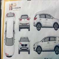 سبورتج موديل 2014  فول مواصفات عدا البصمة   ماشية السيارة (80) الف حقي...