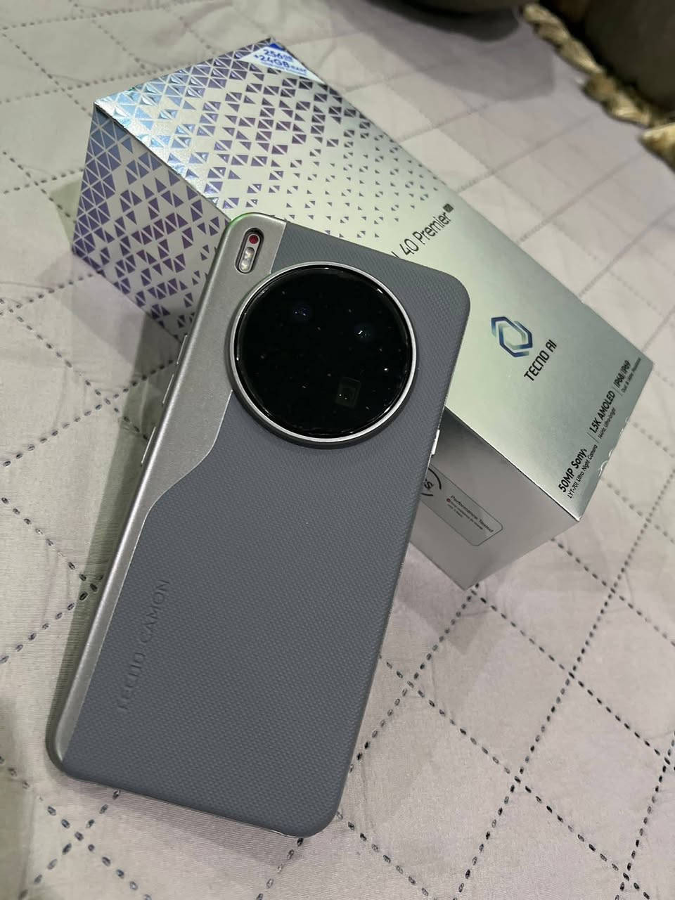 تكنو كامون 40 بريمر 5g مستخدم اسبوعان فقط حته شاحنة والكيبل ممستخدمات

حالة صحة البطارية 100‎%‎

شاشة امولد 144Hz .

كامل ملحقات مع درع اصلي نفس لون الجهاز. 

معالج دايمن سيتي 8350 ألترا. 

يدعم 120 فريم بالببجي .

ذاكرة 256 رام 12 +12 . 

مكفول من كلشي على الفحص . 

للبيع السعر 350 وبي مجال قليل مكاني موصل حي الانتصار
***********
***********
