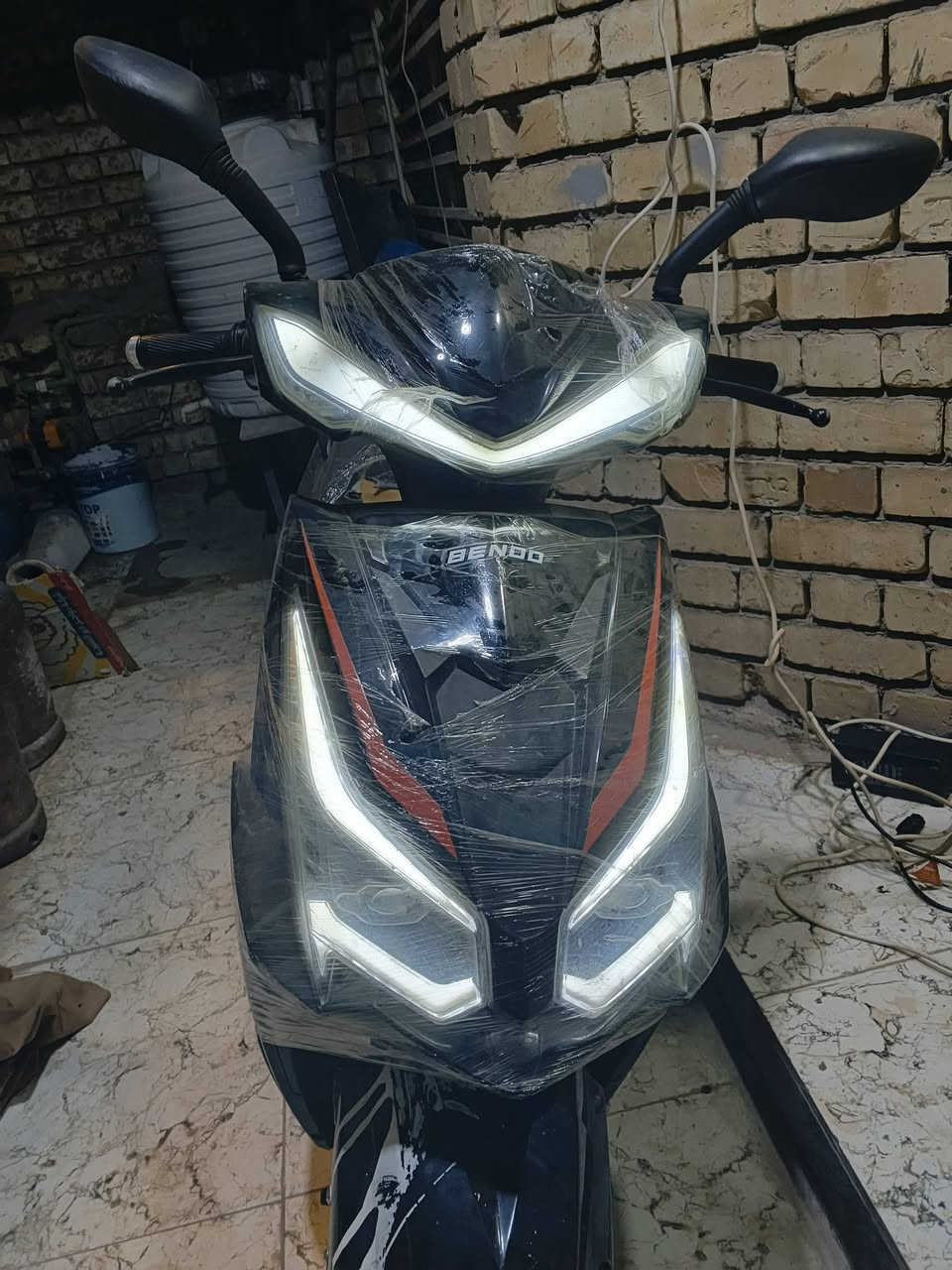 للبيع دراجه شحن سكنس  بيه ملاحظات عنوان بغداد شعب *********** سعر 500
