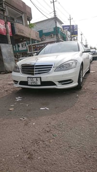 مرسيدسS350 موديل2009محدث 2013 لارج باب طويل محرك 6مرغوب  سقف بانوراما ...