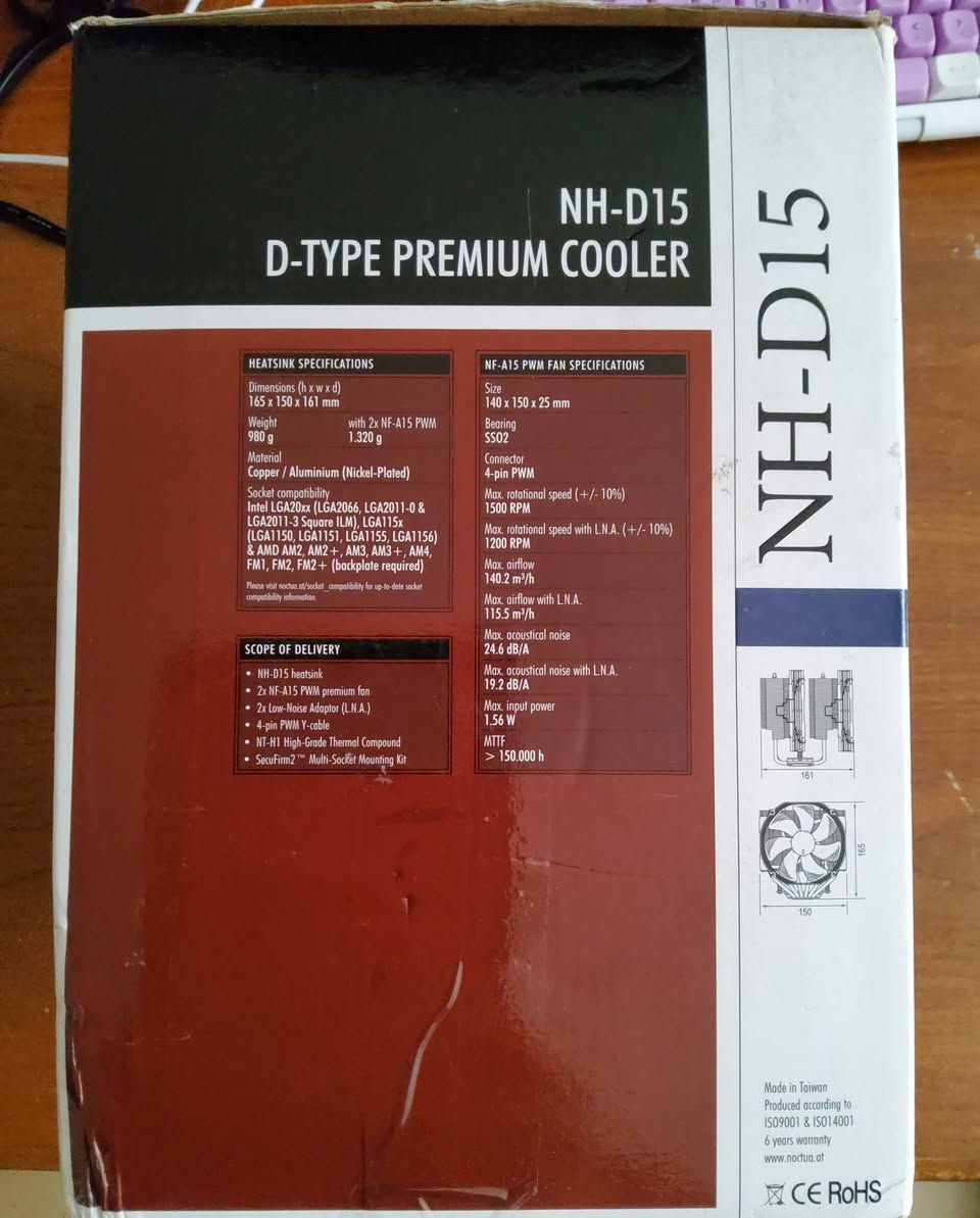 🌹السلام عليكم🌹

Noctua NH-D15(V-1)
جديد مفتوح بس للفحص

ب85الف وية التوصيل

***********
