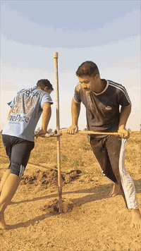 حفر الآبار الارتوازية وتعبير الشوارع بنسب الاسعار جميع الحجام عل شرط ‏...