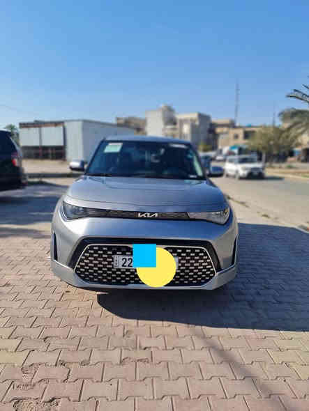 Kia soul جتي لاين 2023  رقم اربيل مكاتي بغداد
 اللون سلفر فول مواصفات فتحة سقف
رادار تحديد مسار
مانع تصادم
توقف ذاتي
نقطة عمياء
توقف عند الرجوع
كامرة خلفية دوارة
شاشة كبيرة تدعم كار بلي
نظام صوت Harman kadon  لان جتي لابن 
الضرر فقط دعامية امامية وقليل من الجاملغ
ارباك ستيرن وارجع سستم
مكلف بالنشر غير متواجد على الفيس
الاتصال على الرقم والواتساب ***********
