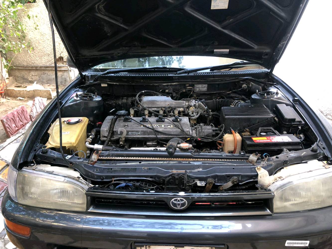 سلام عليكم كورلا موديل 1992سياره مكينه وكير مكفولات كفاله من ضربه بيه صبغ جماليه فقط رقم بغداد تحويل مباشر تخم تاير جديد صدر مامي وخلفي جديد باتريد جديد غرفته جديد كلش السعره 47مكاني بغداد بلديات وهذ رقمي ***********