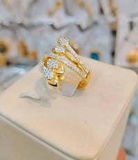 محابس ذهبية • مطعمة بفضة • قطعتين