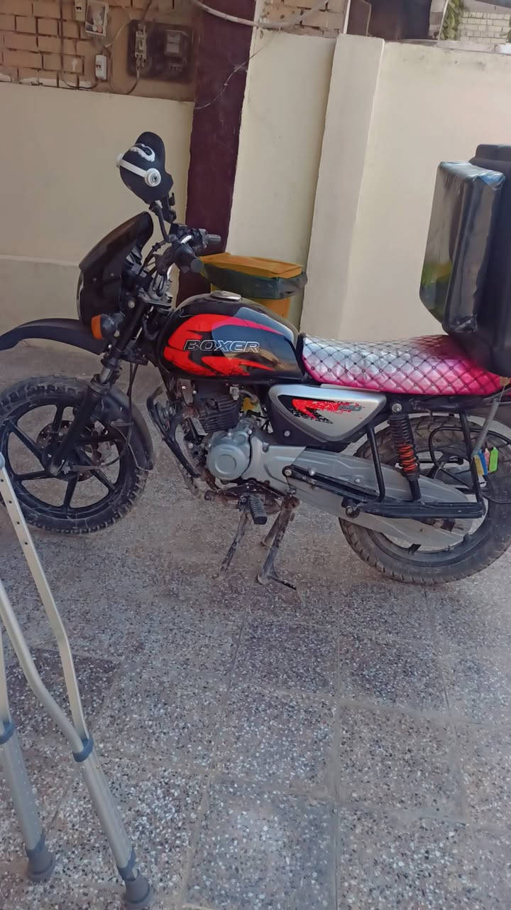 السلام عليكم دراجه بوكسر موديل 21 دراجه مجفته مره وحده واحد على واحد يم همام الفتلاوي كلها تعرف شغله الدراجه ما ناقصهة اي شي تجي تشغل وتروح الدراجه كلك كلك اعيد واكرر بس اذا تحب اكاتبك وين ميعجبك اضمنهة ما مبدل برغي واحد بيها السعر 650 وبيهة مجال بسيط العنوان حي العسكري كبل او الاتصال على ***********
