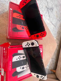 ننتيندو سوج oled قطعتين ننتندو سوج للبيع  الاحمر  باندل ماريو مميز  مه...