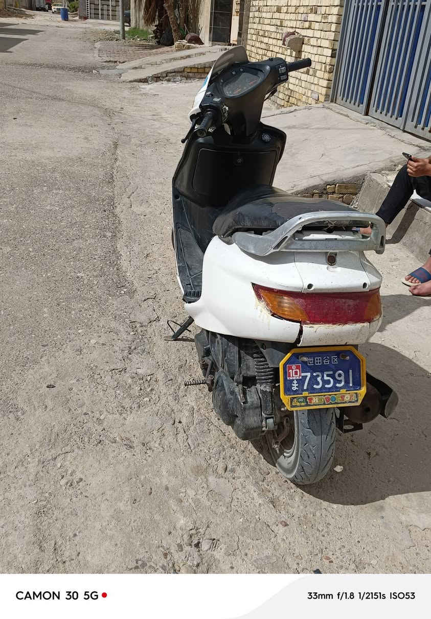 السلام عليكم دراجه فراشه للبيع سعر 250 وبيها مجال مكان في ميسان حي القصور ***********
