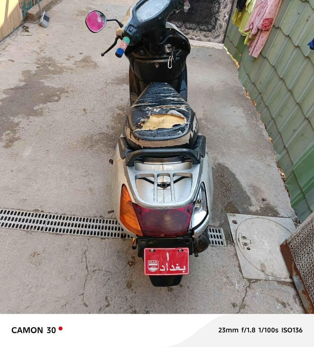 السلام عليكم متاح دراجة سبيسي ياباني كفرات نضيفة
دراجة شغالة بس متروكة جيب باتري وشغل ابيع هل موجود كهربيات شغالة سعر 250 الف راقمي لاتصال
*********** بكاني بغداد حي اور
