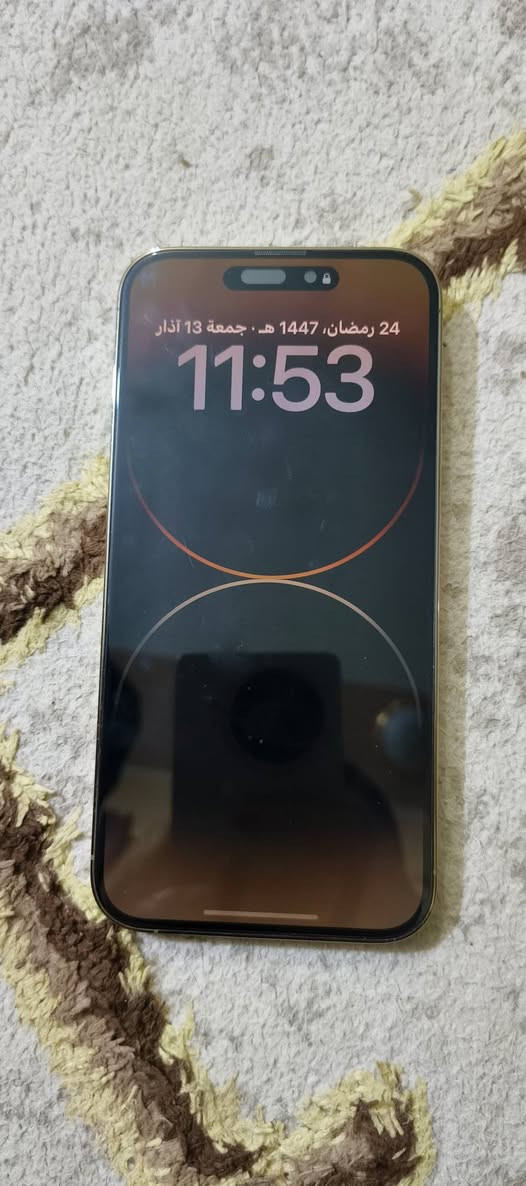 إيفون 14برو ماكس كفاله عامه من كلشي بطاريه 84مع ملحقات كامل للستفسار
‏‪***********‬‏
