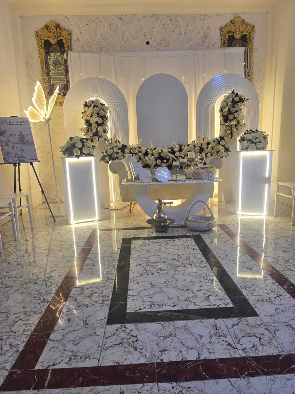 🥰تخفيضات راس السنه )🥰

😍😍ساااااارعوا بالحجز 😍😍

جمعتلكم مجموعة الكوشات ببوست واحد حتى يسهل عليكم الاختيار   👰‍♀️🕊🤵‍♂️                                  
اجعلوا مناسباتكم وافراحكم مميزة مع تصاميم كوشات الخليج  ❤  لعرايسنا الحلوين 😍
كوشه مع ميز مهر او صينيه حنه دورق بورد ترحيب قند صينه بخت قران مرايه ملكانه برنص كولشي متوفر حسب الطلب 

مع نقل وشد وجاني سبع البور شارع ٦٠ مقابل المستشفى الجديده 

للحجز والاستفسار *********** او مراسله الصفحة 
 📞
