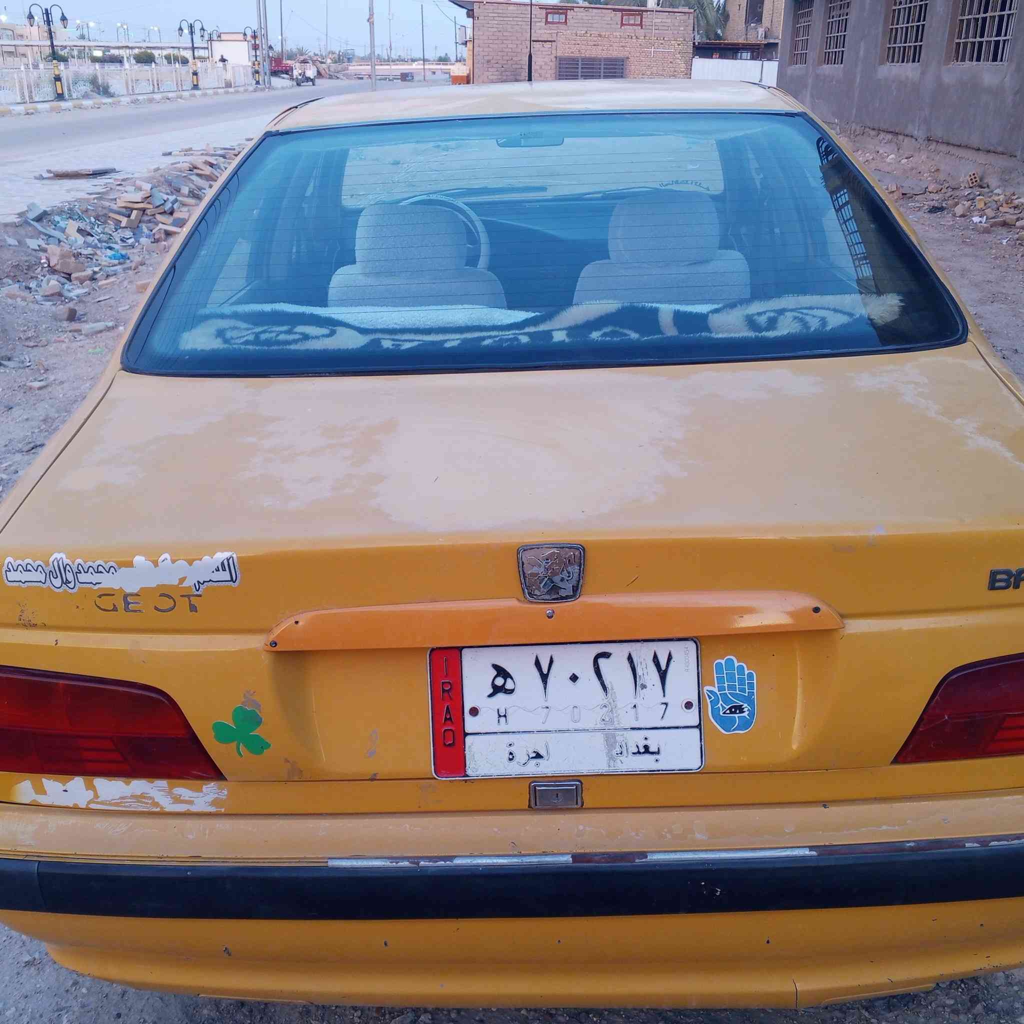 السلام عليكم بيجو موديل 15 رقم بغداد محور كولا بدون راعي مكان ناصريه سوق شيوخ كرمت بني السعيد ***********
