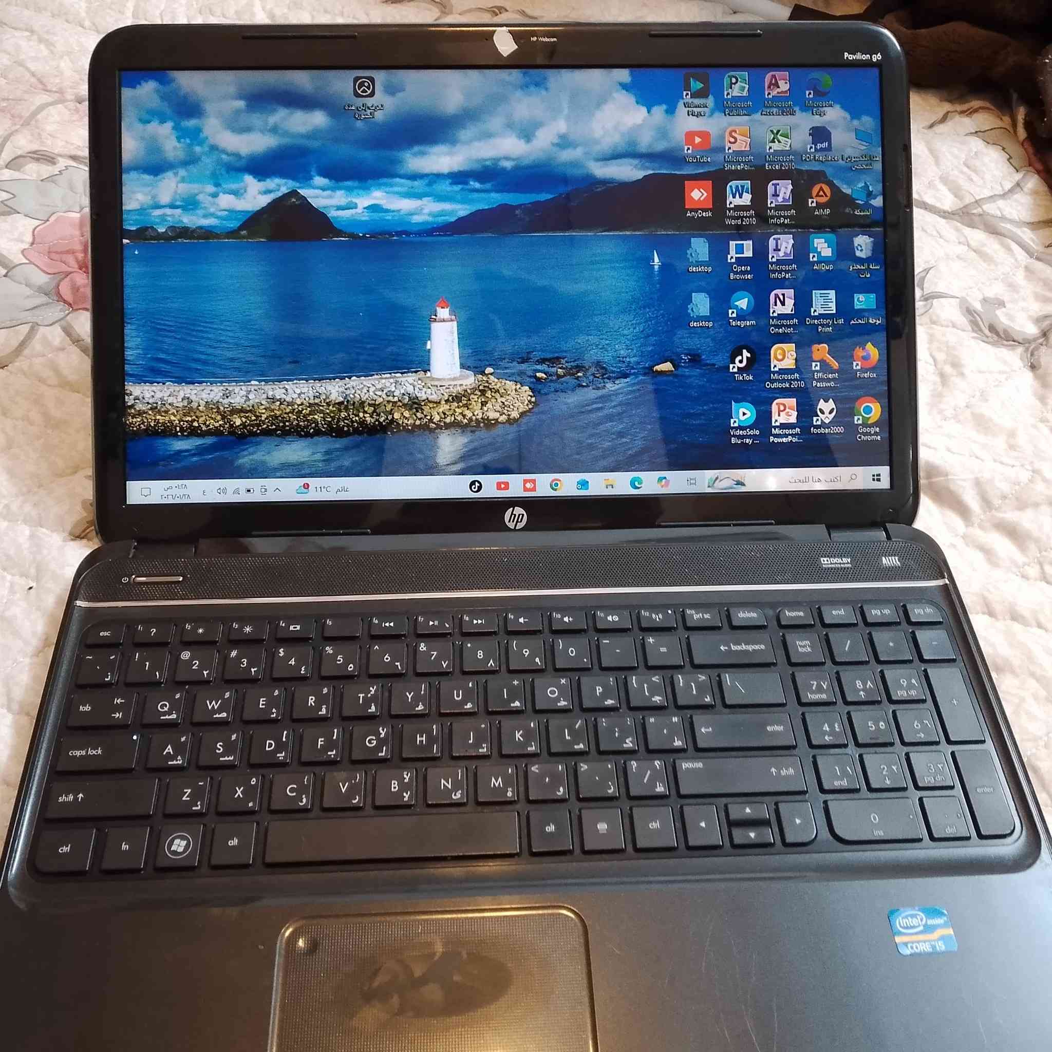 السلام عليكم حاسبه لبيع ماستخدمه بس 2شهرين بس
بس قرايه مال طالب بس بيهه كل البرامج 
السعر خاص 
الستفسار/***********
