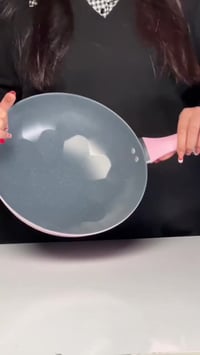 مقلاة عميقة • وردي • غير لاصق