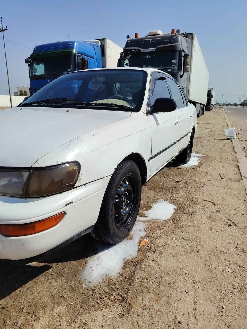 السلام عليكم كورولا للبيع سياره باسمي موديل 91 مكان البصره خور الزبير استفسار الرقم***********
