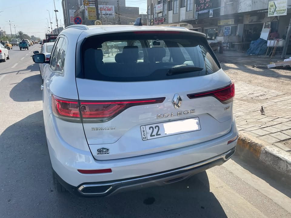 للبيع: رينو كوليوس LE موديل 2024
🚘 Renault Koleos LE 2024 – رقم أربيل

💰 السعر: 21,500 دولار (قابل للتفاوض بالمعقول)

* 📍 استلام شركة

* 📅 موديل 2024

* 🛣️ الممشى: 20,000 كم فقط

* 🛡️ ضمان الشركة لمدة 5 سنوات

* 🚗 رقم أربيل

* ⚙️ محرك 2.5 لتر بقوة 170 حصان مع جير X-Tronic CVT ونظام دفع رباعي (4WD). (Renault العراق)

المواصفات:

✅ فتحة بانوراما

✅ مقاعد جلد

✅ تبريد وتدفئة للمقاعد الأمامية

✅ شاشة كبيرة مع Apple CarPlay

✅ كاميرات وحساسات

✅ تشغيل بصمة ودخول ذكي تشغيل عن بعد

✅ باب خلفي كهربائي

✅ نظام صوت Bose

✅ مثبت سرعة

✅ إضاءة LED

✅ جنوط ألمنيوم

السيارة بحالة ممتازة جدًا، استخدام شخصي، نظيفة وجاهزة للفحص بأي مكان.

📞 للاستفسار: ***********
