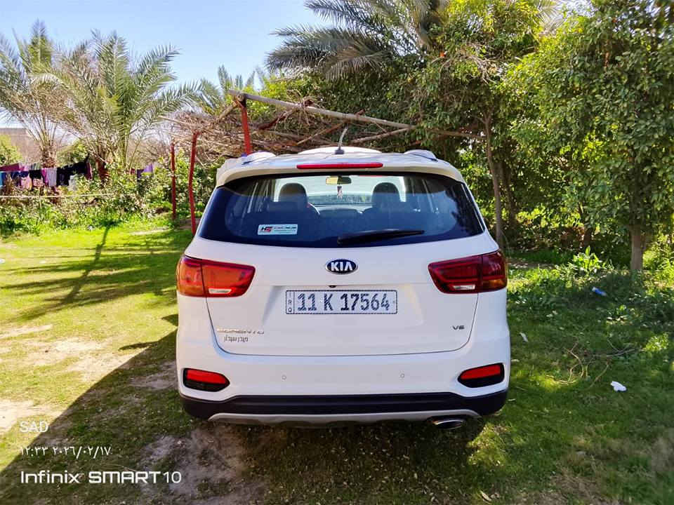 سورنتو خليجي موديل ٢٠١٨ لون ابيض سياره بدوه حادث
كير عادي واتوماتيك
مكينه ٦ سلندر
 بدون صبغ 
كشنات جلد وقماش ونايلون  وكهربائيه
تحكم استيرن جهتين بردات بلاديه
شاشه لمس 
مري شفط اشاير بلمري 
زنون  
صندوق كهربائي
٣ قطع تبريد
سبعة راكب
كامره خلفيه 
بصمة بيبان
تدفئة وتبريد شغال
ويل كب ستيل
اضائه سورنتو خليجي موديل ٢٠١٨ لون ابيض سياره بدوه حادث
كير عادي واتوماتيك
مكينه ٦ سلندر
 بدون صبغ 
كشنات جلد وكهربائيه
تحكم استيرن جهتين 
شاشه لمس  
مري شفط اشاير بلمري 
زنون 
رادرات 
صندوق كهربائي
٣ قطع تبريد
سبعة راكب
كامره خلفيه 
بصمة بيبان
تدفئة وتبريد شغال
ويل كب ستيل
اضائه بيبان
سياره حلوه وجديده
 بيبان
سياره حلوه وجديده وبسمي *********** مكاني بغداد بغداد, العراق
