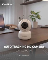 كاميرا ذكية توفر لك مراقبة شاملة بدقة عالية ورؤية ليلية، مع تنبيهات فو...