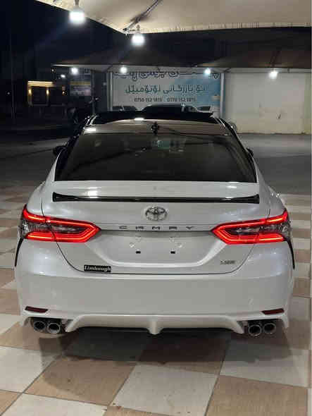 TOYOTA CAMRY XSE 
سه ياره كه يه ك په له ي بؤياخ بيناو بي ئيرباگ بي ته حديل بي شوخت بي قه پوو قؤپ هه موو گيان به شه رت فرل فول مواسه فات(ناو سور-شاشه گه وره - پانؤراما-كوشن گه رم -سه ماعه jbl-..هتد گيرو مه كيه كاره باي به شه رت تازه داخل بوووه كاتي نه سكاوه دوو مانگ كاتي له گه له نرخ-٢٧٥$ شتيك مه جال 
***********
*********** رانية
