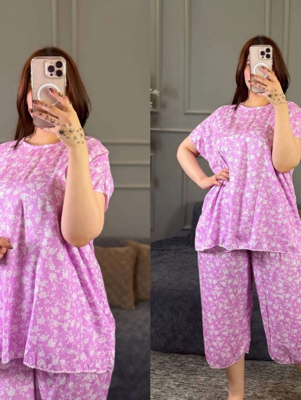 "أناقة البيت لا تقل أهمية عن أناقة الخارج! 🌸✨"
طقم "ليدي".. خامة باردة، وتصميم يمنحكِ الراحة والجمال في آنٍ واحد.
💸 السعر: 8,000 دينار.
🎁 عرض التوفير: قطعتين بـ 15,000 دينار فقط!

📌 تفاصيل القطعة
القياسات: [Free Size].

🚚 التوصيل: متوفر.

.
📥 للطلب: أرسلي صورة الموديل والقياس عبر الدايركت.


**إذا كنت صاحب هذا الإعلان وتريد حذفه لأي سبب، رجاءا أرسل رسالة إلى الدعم الفني**