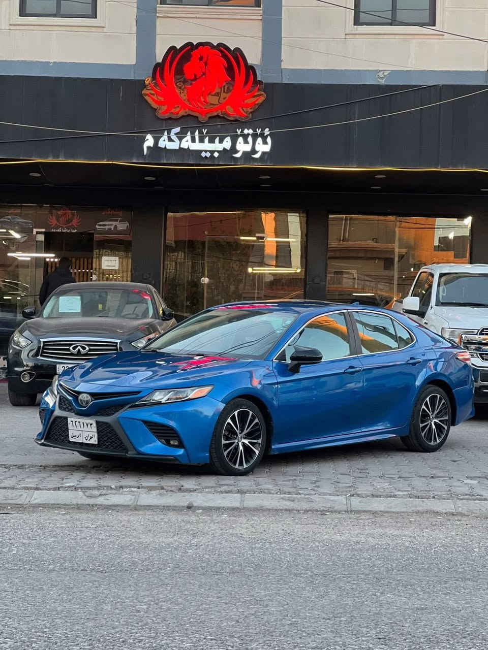 كامري 2019 se امريكي بيها قطعتين ونص وملاحضه بسيطه 
بجم امامي خلفي كبس 
السعر157 قفل عليها 5 اوراق غرامه المشتري يدفعها مكان بغداد

*********** اتصال
*********** واتساب
