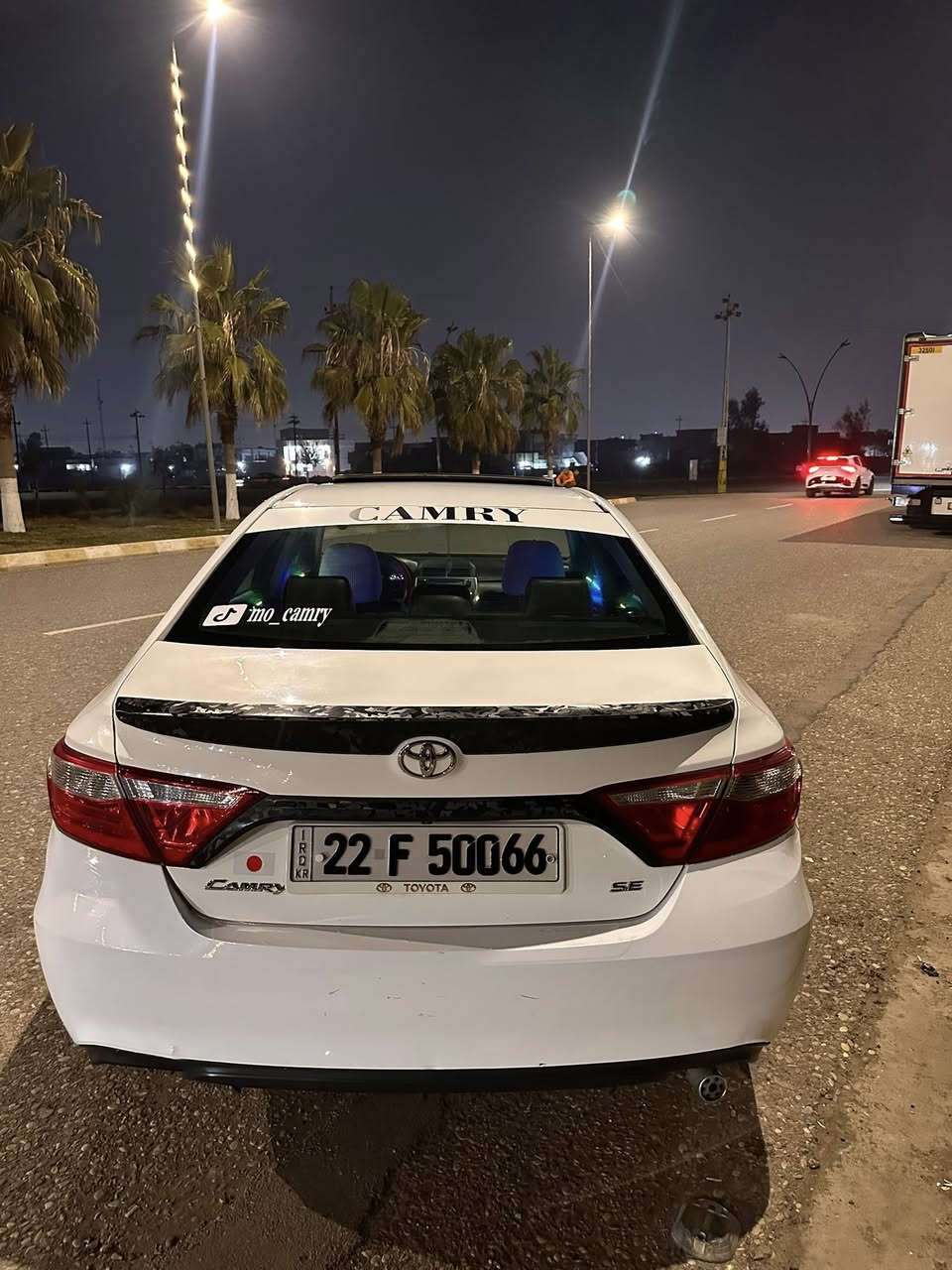 ‏كامري ٢٠١٧ مواصفاتSE بلاس بي 5قطع اربع قطع كلير امريكا  10سم شاصي لحيم سعره 158 وهذا سنوية 29 بطاقة بنزين للتواصل على الرقم***********
