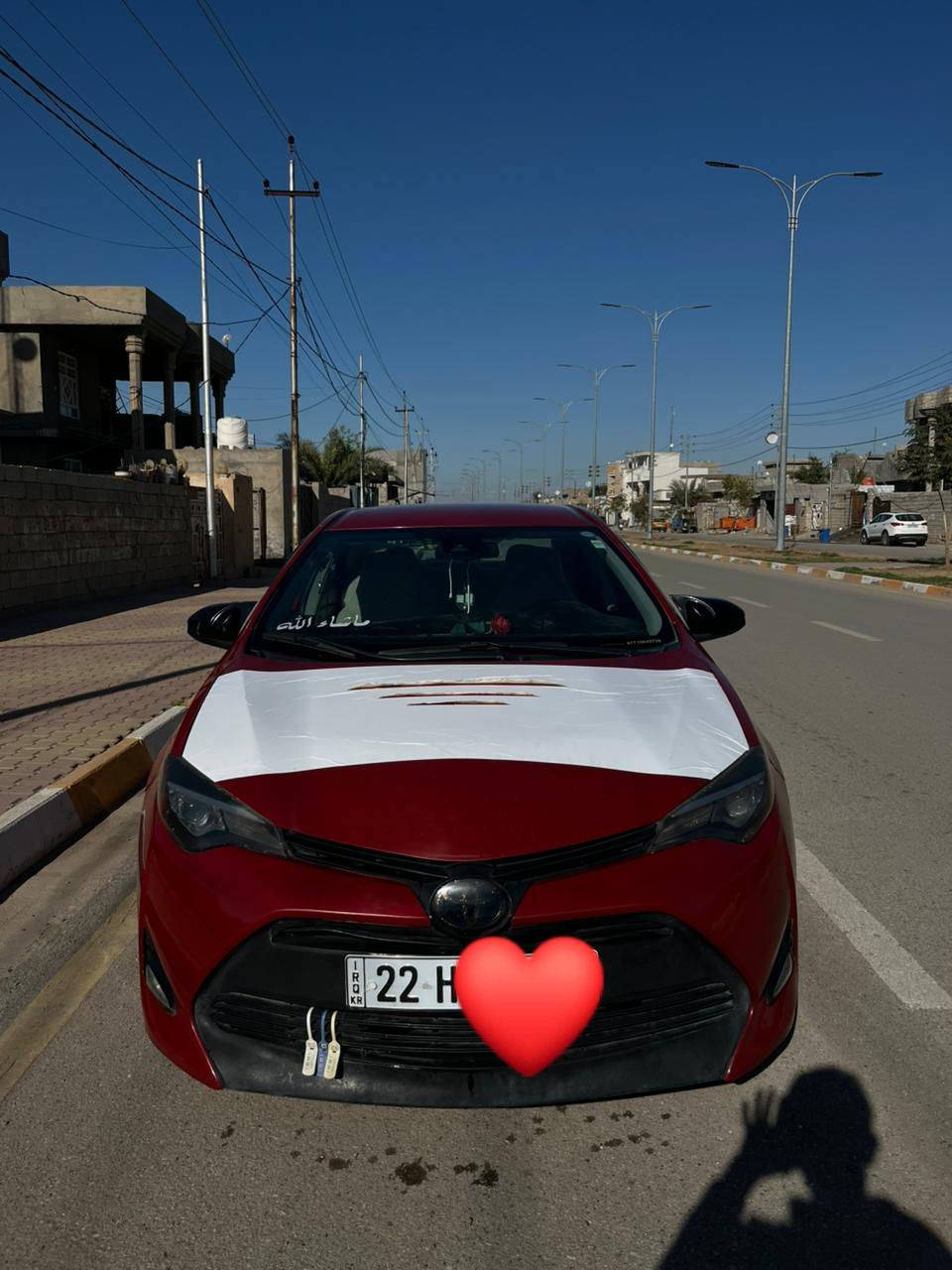 سلام عليكم
للبيع كورولا موديل 2017 وارد امريكي LE الظرر موضح بالصور بدون دواخل بدون ارباك حجر بيئه موجود سياره خير من الله تخم تاير . مشط ستيرن جديد صدر امامي كله جديد نوزلات جديد تفاصيل اكثر اتصال مامتواجد على الفيس مكلف بالنشر مكان السياره ديالى ناحيه جلولاء 
***********
