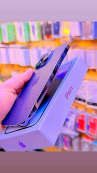 ايفون 14 برو ماكس شريحه اكترونيه ذاكره 256 بطاريه 92‎%‎‎ جهاز وتر بروف...
