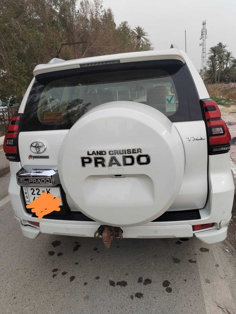 سلام عليكم برادو  للبيع           موديل 2018
سياره مكفوله كفاله عامه ماشيه 105 حقيقي
رقم اربيل لاتصال الرقم ***********
