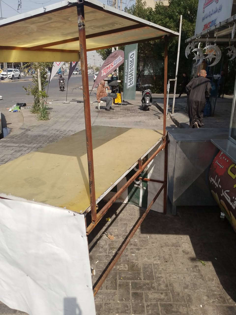 عربانه برجر للبيع مع ميزين الاستفسار ***********
السعر 600 الف المكان بغداد حي العامل
