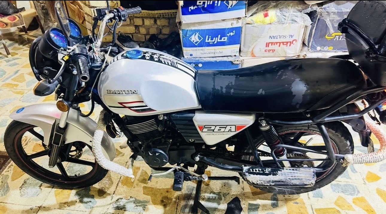 السلام عليكم  دراجه دايون موديل 2020 اوراق اصولي كامله نضافه فول شلعه معدل  تجي تفحص وتشوف  السعر (مليون و١٠٠)     مكاني شطره    هاتف ***********  موجود واتساب
