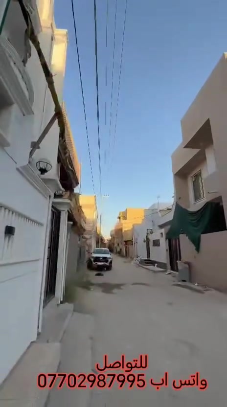 🏡✨ بيت للبيع في كربلاء المقدسة – منطقة البوبيات / عامود 10 ✨🏡

📍 الموقع ممتاز وقريب جداً من الإمام الحسين (ع)
🚶‍♂️ يبعد حوالي 500 متر فقط عن الحرم الشريف

🔹 تفاصيل البيت:
🏠 المساحة: 50 متر
🏢 طابقين
🧱 بناء درجة أولى وتشطيب مرتب
💧 خدمات كاملة:
✔️ ماء
✔️ مجاري
✔️ تبليط

✅ مناسب للسكن أو الاستثمار
✅ منطقة هادئة وخدمات متوفرة بالكامل

📞 للتواصل والاستفسار:
***********

🔥 فرصة مميزة للراغبين بالسكن بالقرب من العتبات المقدسة
