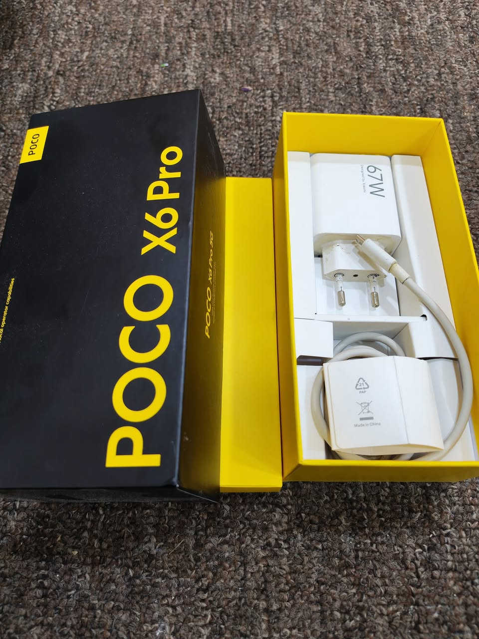 بوكو ×6 برو
جهاز جديد نضافه 95% شرط الفحص
غراضه اصليه كامله    كارتون + شاحنه W67   ذاكره 512   بطاريه 5000

النجف ***********
300 الف مع المجال
