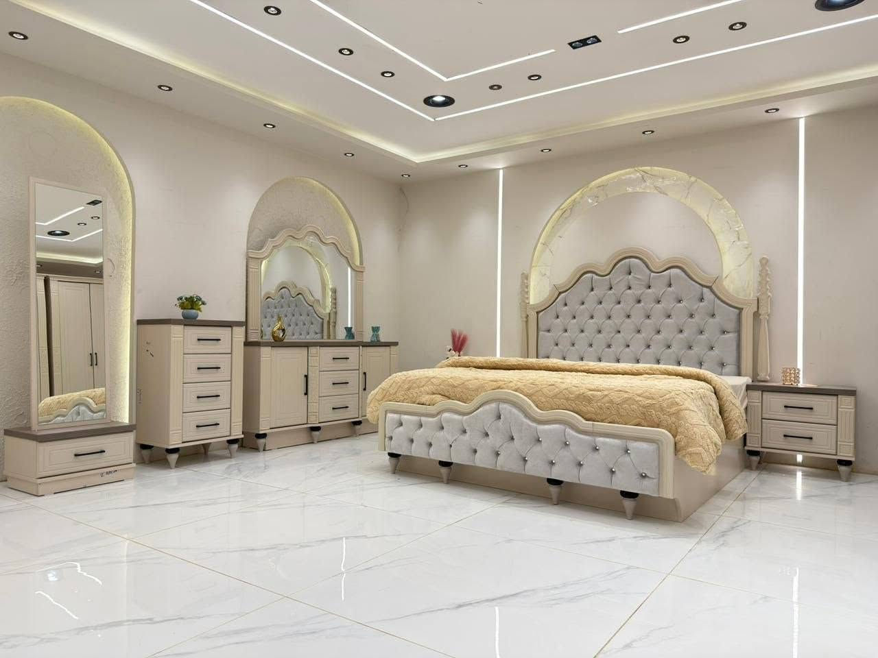 *تم وصول موديل صحره كانتريMdf  صبغ حراري تركي معمل دافنس الاصلي
*9 قطع*  
    
قياسات ضخمة 
كنتور وملحق 370سم 
ارتفاع 230سم 
برغي وجوي حديد وضهر بلوك 

✅  ارتفاع السرير 175سم 
 السرير مخزن 
✅ عرض الميز تواليت 150سم 
✅ المصنع الأصلي
✅ سجه ثلاثيه 
  رفوف اضافيه داخل الكنتور 
  مجرات اضافيه داخل الكنتور 

#السعر مليونيين و300  الف
متوفر توصيل لجميع المحافظات العراق 🇮🇶


**إذا كنت صاحب هذا الإعلان وتريد حذفه لأي سبب، رجاءا أرسل رسالة إلى الدعم الفني**