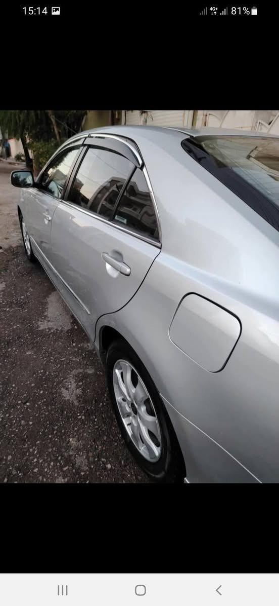 بسم الله الرحمن الرحيم
 تويوتا كامري خليجي موديل ٢٠٠٨ مواصفات GL نص مواصفات سيارة حلوة نضيف ماشاء الله 
سيارة كير محرك بشرت فحص بس محرك مفتوح سيارة موديل قديم بس كير مامفتوح صوت بخار صرف دخان بشرت فحص سيارة كلين مكفول كفالة عامة صونر موجود بشرت فحص كهربائي كل اشتغل صدر امامي وخلفي بشرت تبريد قطعتين ثلج سنوية جديد رقم انكليزي جديد هزة براد جديد تحويل وكالة غرامه بشرت نفص اليوم تحويل داخل سيارة كشنات كاعيات جديد 
عنوان سيارة سليمانية داخل سليمانية بداية سليمانية سعر ١٠٨ قفل قفل بدون معاملة 
*********** السليمانية, العراق
